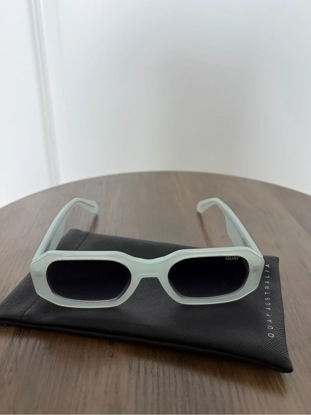 Quay Australia Light Celeste Sunglasses